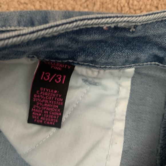 Celebrity Pink jean skirt size 13 - Picture 3 of 7